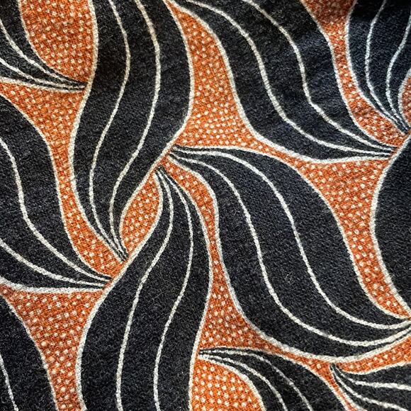 Ann Taylor Navy and Orange Devin Fit Trousers Size 10 - Picture 9 of 9